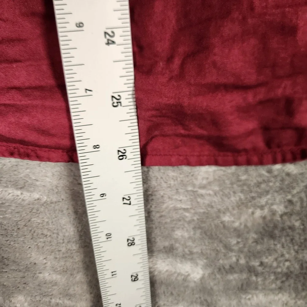 Ralph Lauren Shirt Boys Large 14-16 Burgundy Button-down Long Sleeve EUC